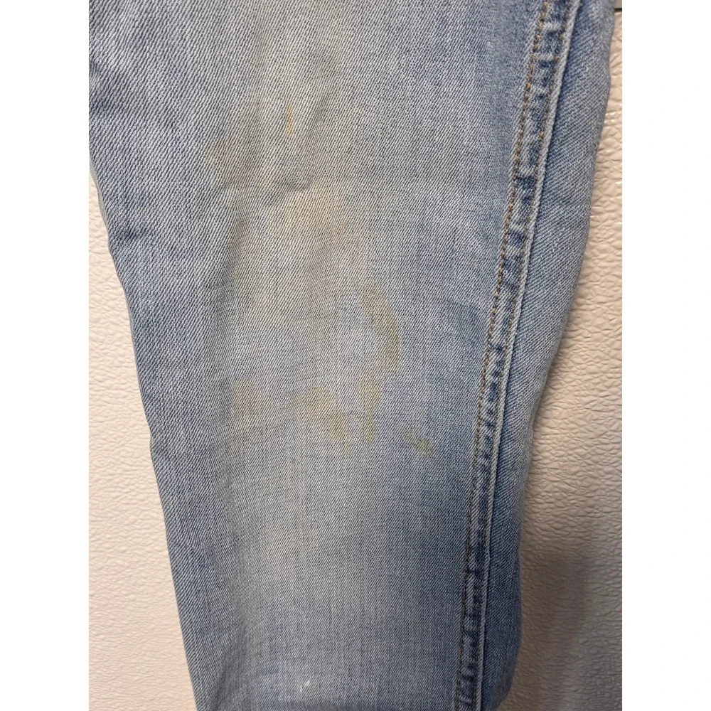 Old Navy High-Waisted Rockstar Super Skinny‎ Jeans Distressed Hem Size 6